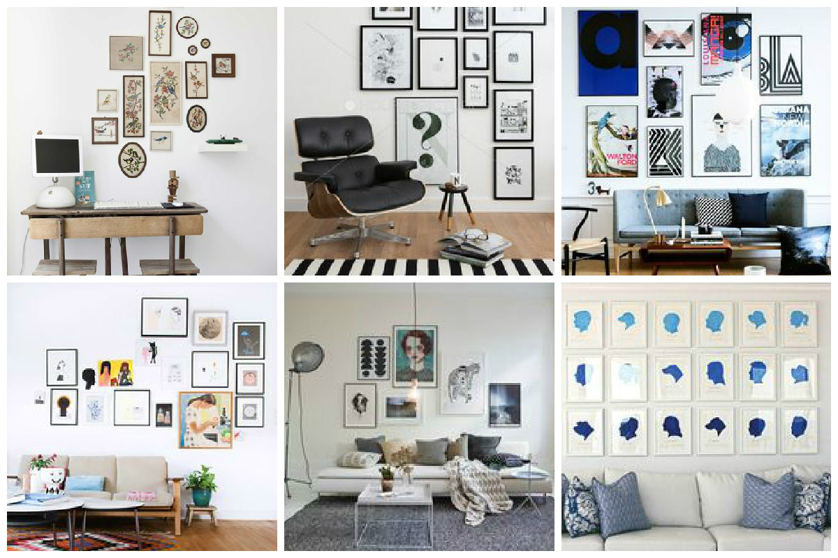 Six Simple Steps To Create The Perfect Gallery Wall King Mcgaw 5 Arrange Paper Cut Outs